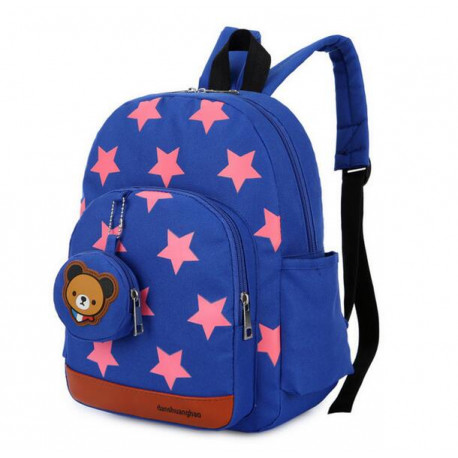 Рюкзак детский "Звезды", синий.