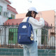 Рюкзак школьный, набор темно синего цвета. "Облачко"