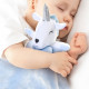 Плед детский, голубой, с игрушкой. Unicorn