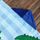 Полотенце махровое с капюшоном, для мальчика. Крокодил. 76*127 см.