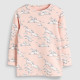 Пижама для девочки, розовая. Тюлени.