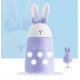 Термос детский, фиолетовый. Милый кролик. 300 мл.