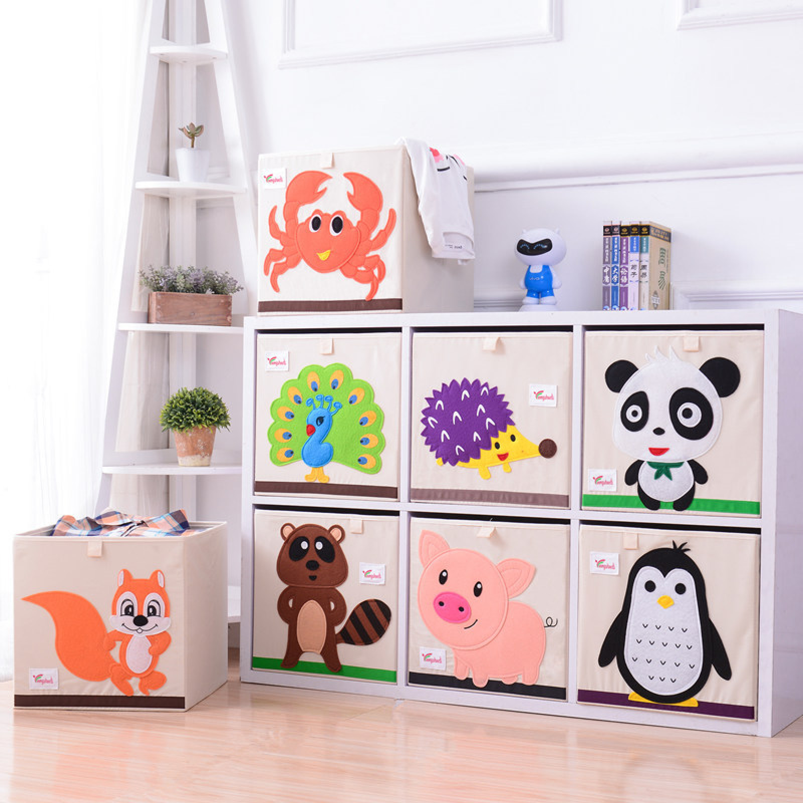 детский шкаф для игрушек с ящиками