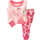 Пижама для девочки, розовая. Жирафик