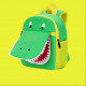 Детский рюкзак, зеленый. Крокодил.