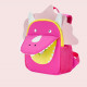 Детский рюкзак, розовый. Трицератопс.