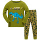 Пижама для мальчика, зеленая. T-Rex
