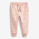 Утепленные штаны для девочки, розовые. Радуга.