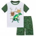 Пижама для мальчика, зеленая. Парк Юрского периода.
