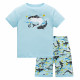Пижама для мальчика, голубая. Акулята.