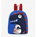 Детский рюкзак, синий. Тираннозавр Рекс.