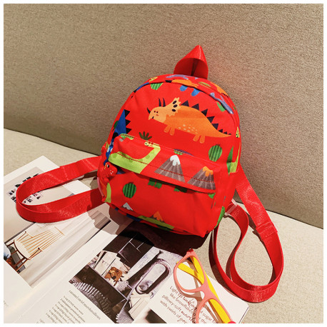 Мини-рюкзак , детский рюкзак, красный. Эра динозавров.