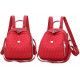 Рюкзак, городской рюкзак, красный. Модные узоры.