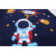 Пижама для мальчика, синяя. Астронавт в космосе.