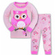 Пижама для девочки, розовая. Милая сова.