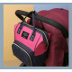 Сумка-рюкзак, мама-сумка. Розово-синий.