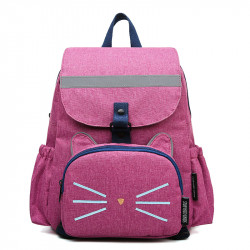 Рюкзак 2 в 1, рюкзак та міні-рюкзак, набір мама-дитина, рожевий. Котяра.