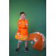 Детский зонтик, оранжевый. Тигруля. 