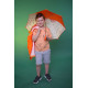 Детский зонтик, оранжевый. Тигруля. 