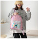 Рюкзак детский с паетками, розовый. Хвостик русалки.