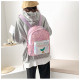 Рюкзак детский с паетками, розовый. Хвостик русалки.