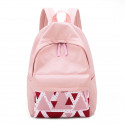 Рюкзак, городской рюкзак, розовый. Треугольник.