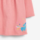 Платье для девочки, розовое. Сказочный единорог.