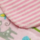 Полотенечко для новорожденного, платочек фланелевый 22 х 22 см. Girl (10 шт.)