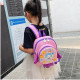 Детский рюкзак, фиолетовый. Ракета и космическая девочка.