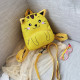 Детский рюкзак, желтый. Маленький котенок.