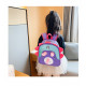 Детский рюкзак, фиолетовый. Милый трицератопс.