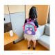 Детский рюкзак, фиолетовый. Милый трицератопс.