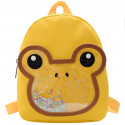 Детский рюкзак, желтый. Лягушка.