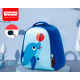 Детский рюкзак, синий. Дельфин и мяч. S.