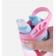 Бутылка детская пластиковая, поильник, фиолетовая. Медуза. 480 мл.