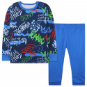 Пижама для мальчика, темно-синяя. Граффити.