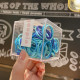 Набор детских резинок для волос. Синий градиент 100 шт. В пластиковой коробке.