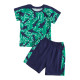 Пижама для мальчика, зеленая. Акулы.