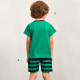 Пижама для мальчика, зеленая. Лягушка.