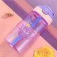 Бутылка детская пластиковая, поильник, розовая. Кит. 480 мл.