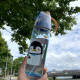 Бутылка с распылителем пластиковая, синяя. Пингвин. 600 мл.