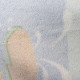 Полотенце-пончо с рюкзачком, голубое. Лягушонок. 60*120 см. Микрофибра.