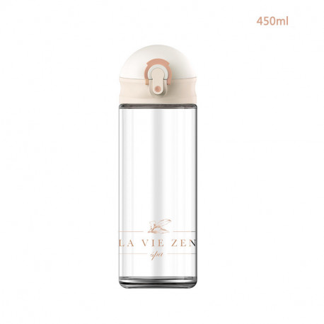 Бутылка стеклянная, молочная. La Vie Zen. 450 мл.