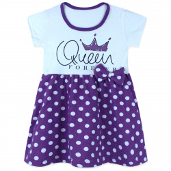Платье для девочки, фиолетовое. Королева.