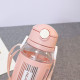 Бутылка детская пластиковая, поильник, розовая. Health. 400 мл.