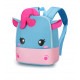 Детский рюкзак, голубой. Красивый единорог.