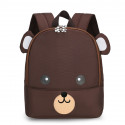 Детский рюкзак, коричневый. Красивый мишка.