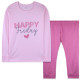 Пижама для девочки, розовая. Веселая пятница.