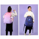 Детский рюкзак, школьный, синий. Галактика.