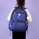 Детский рюкзак, школьный, синий. Галактика.